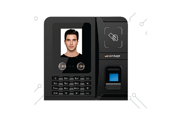 Vantage VV-BS550FR-CABT5 Dual Authentication Face Recognition + Fingerprint + RFID TA System