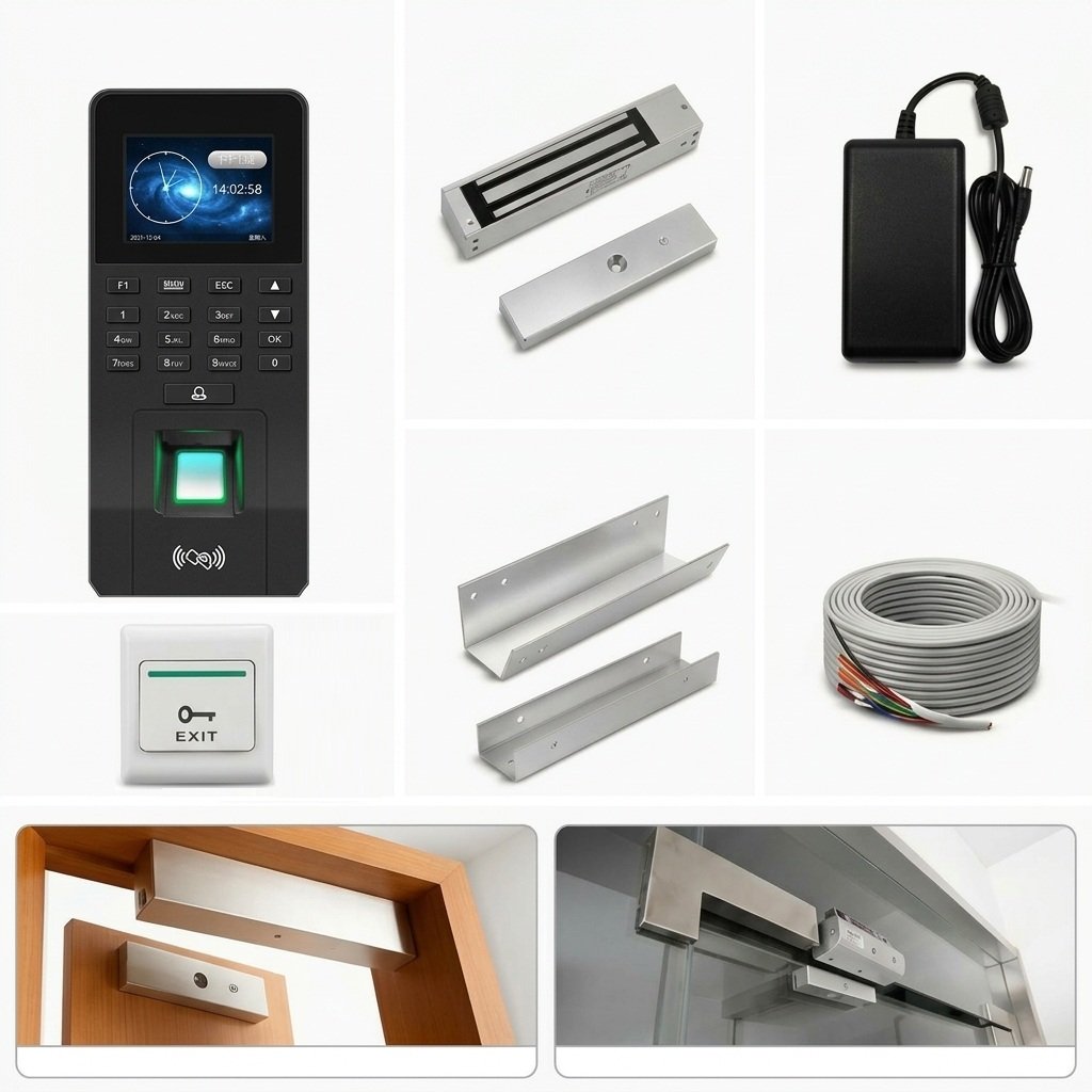 ACM F9 Fingerprint Biometric Access Control System with 2.4-Inch Color Display