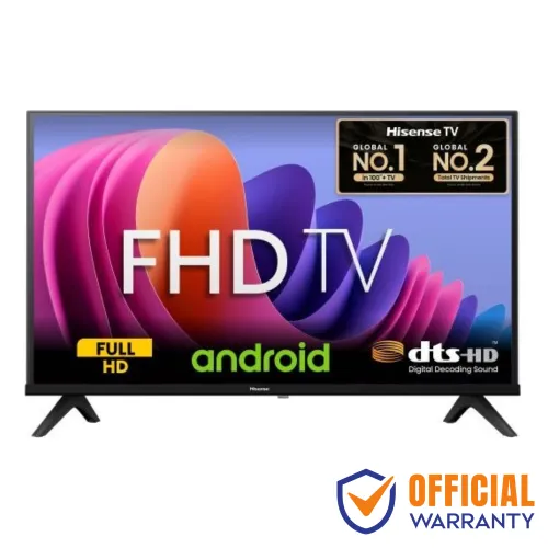 Hisense 43A4F4 43 Inch Bezelless Smart Android FHD TV