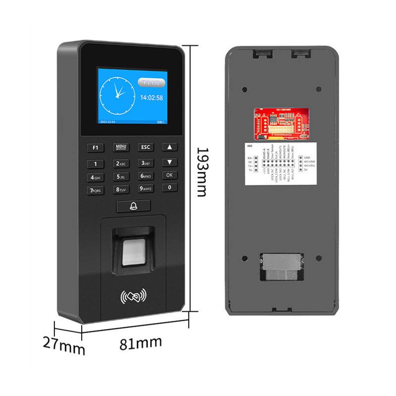 ACM F9 Fingerprint Biometric Access Control System with 2.4-Inch Color Display