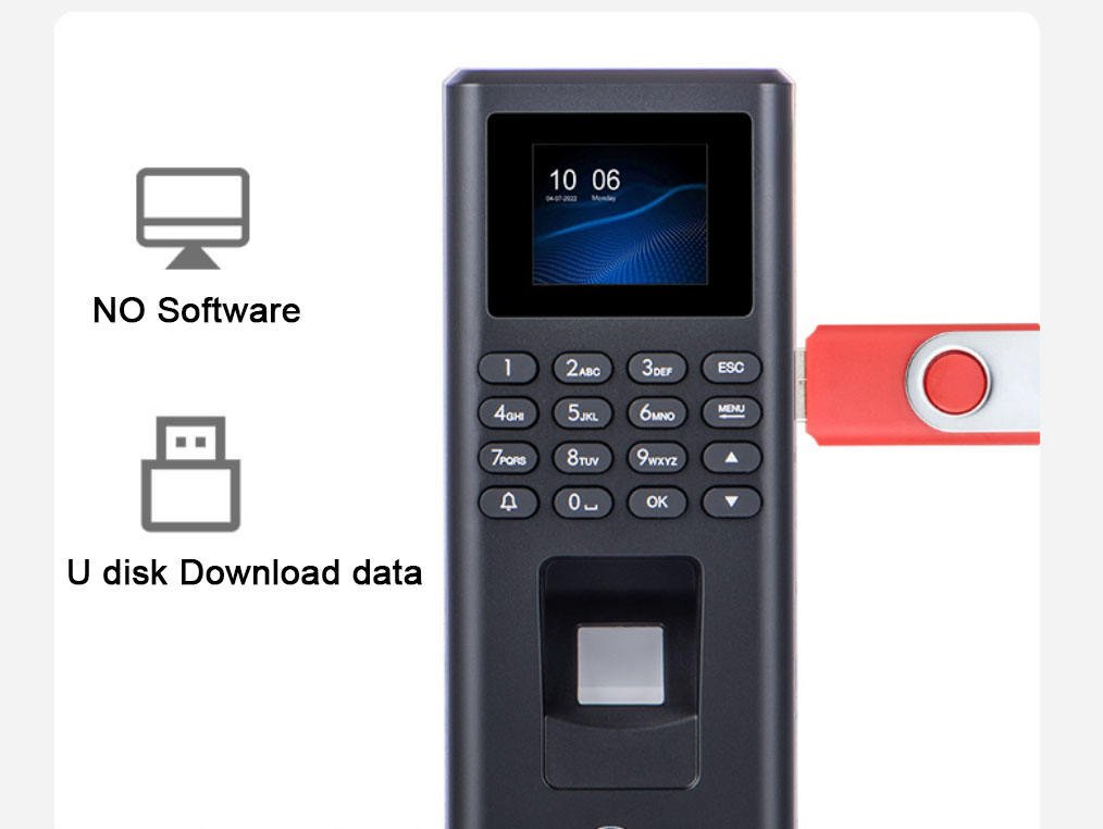 ACM FV-188 Fingerprint & RFID Card Access Control System