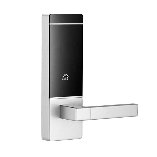 HSY-918 RFID Hotel Door Lock System – Silver / Gold Finish, 125KHz / 13.56MHz