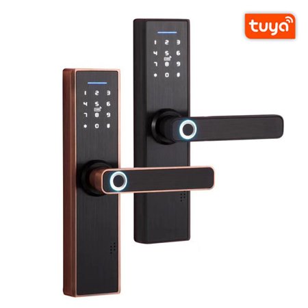 HSY-FE210 Tuya Smart Fingerprint Door Lock – APP Control, RFID Card, Password & Bluetooth Access