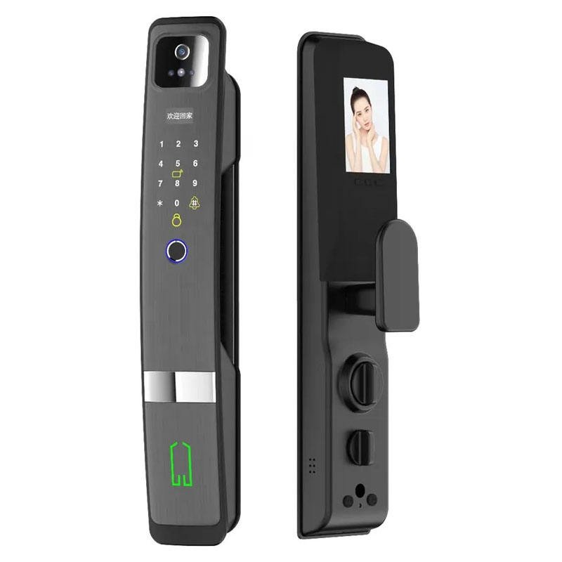 S4A IFACE01 Tuya Smart WiFi Face Recognition Door Lock with Video Doorbell, Fingerprint & Password Access