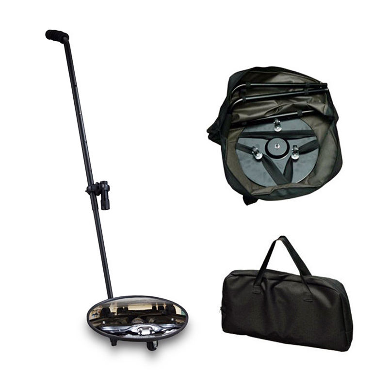 Portable Car Inspection Mirror with LED Lights for Safety