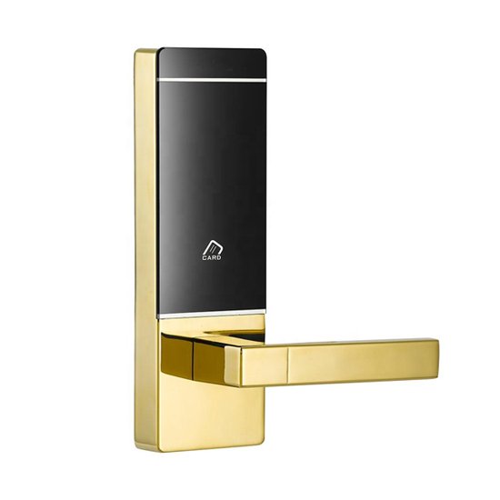 HSY-918 RFID Hotel Door Lock System – Silver / Gold Finish, 125KHz / 13.56MHz