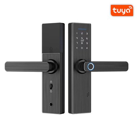 HSY-FE210 Tuya Smart Fingerprint Door Lock – APP Control, RFID Card, Password & Bluetooth Access